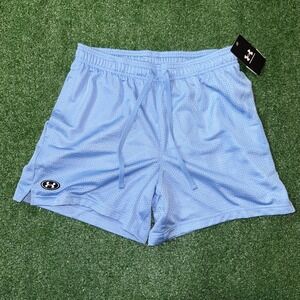 Under Armour Mesh Icon Shorts 5" Size Medium Light Blue‎ Athletic